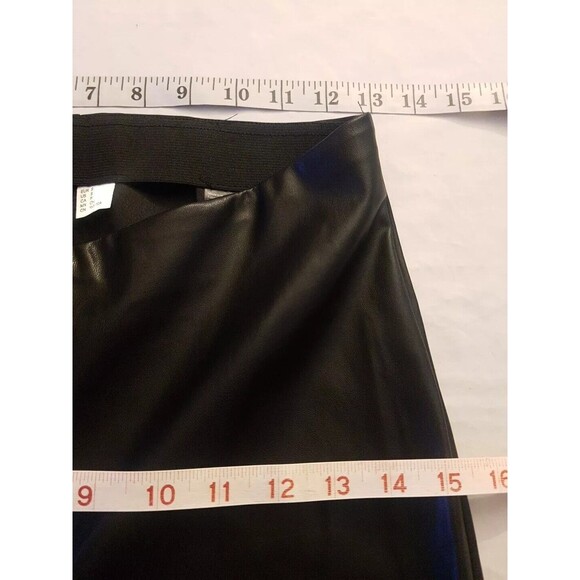 Divided By H&M Pants Size Small Faux Leather High Waist Punkcore Rock Edgy - Picture 10 of 13